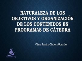 Naturaleza de los Objetivos