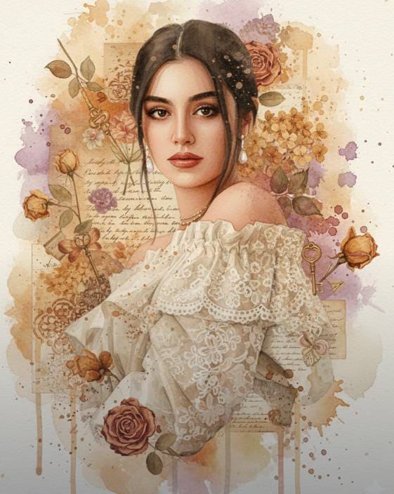 Vintage Watercolor Paintings