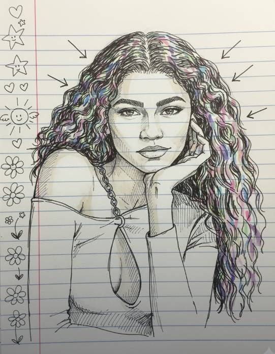 Notebook Doodle Self