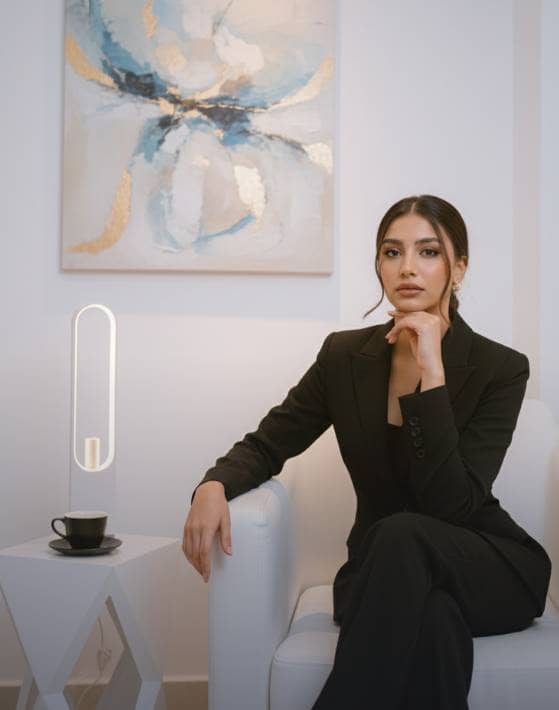 A beautiful confident