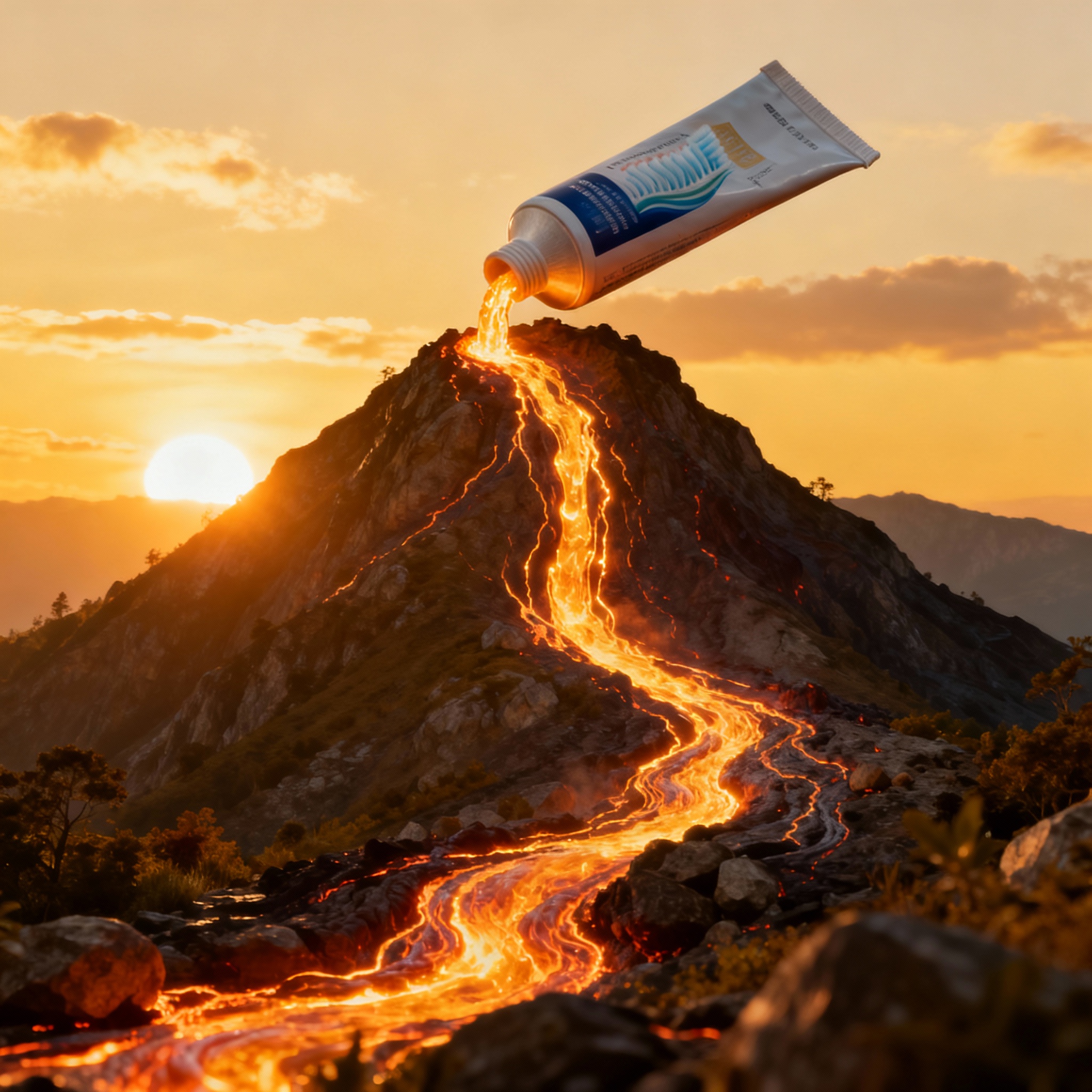 Alimentando al Volcan