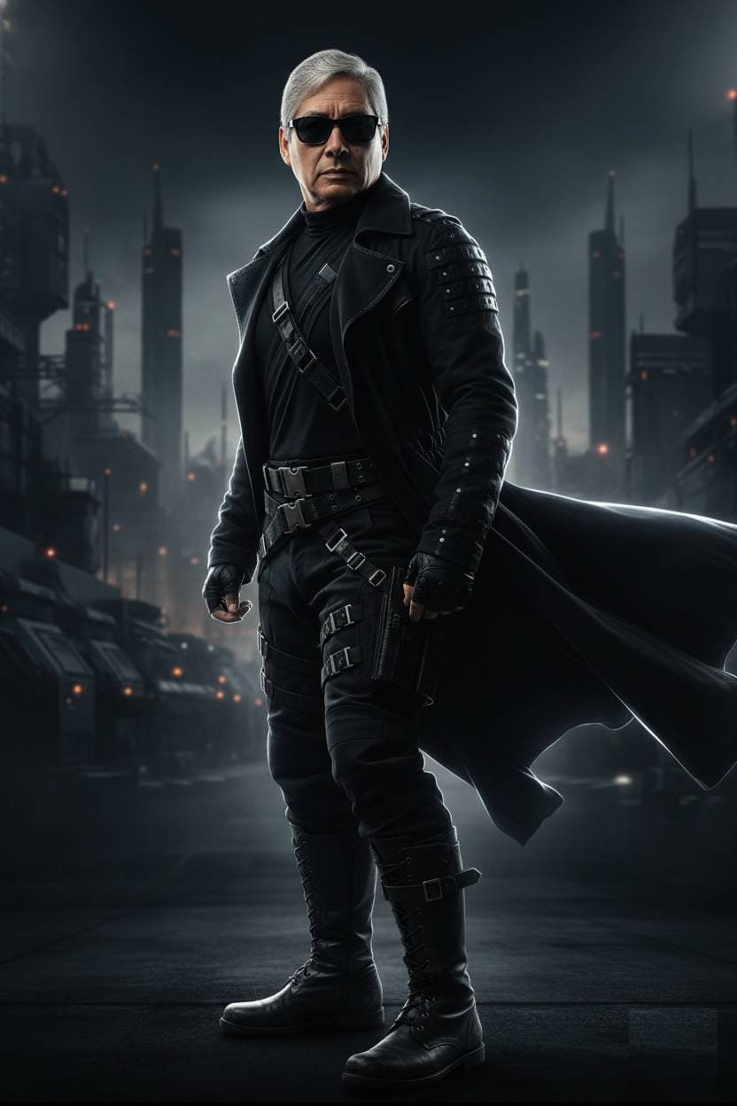 Hombre en la oscuridad