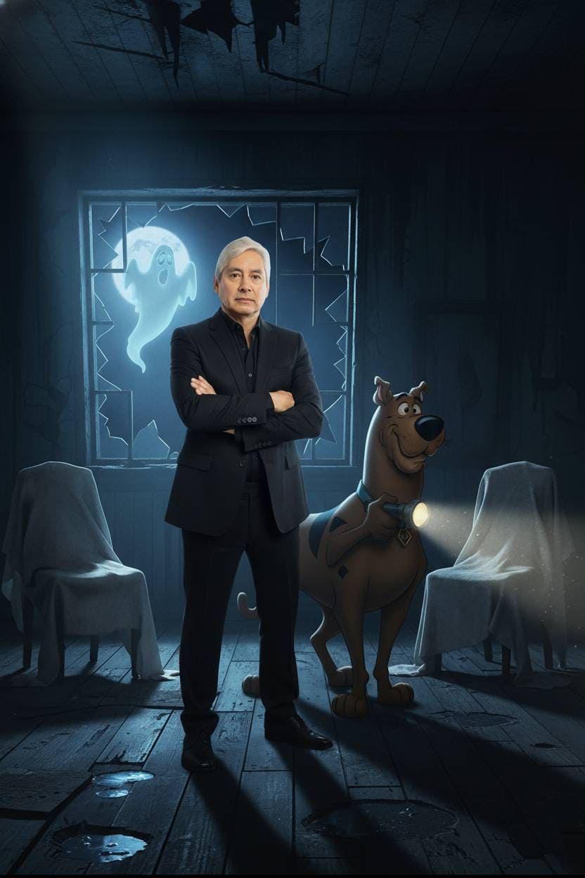 Escena misteriosa con Scooby-Doo