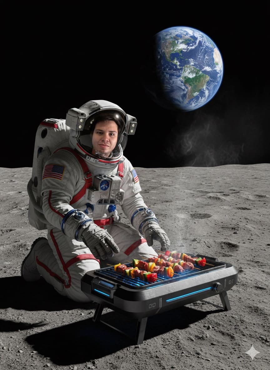 Asado en la luna 