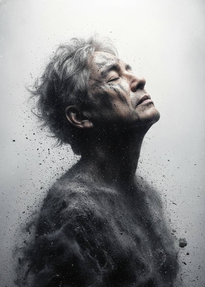 Artistic, dark portrait