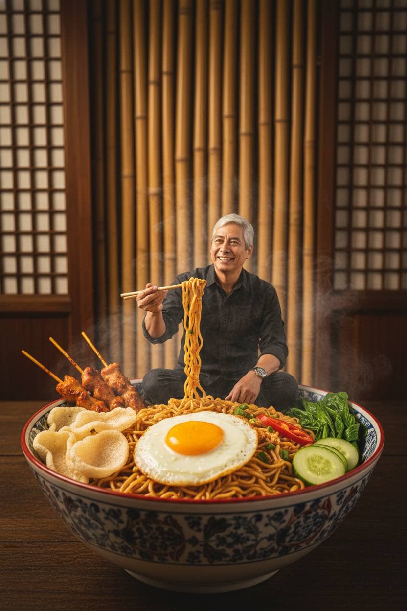 Comiendo dentro del plato