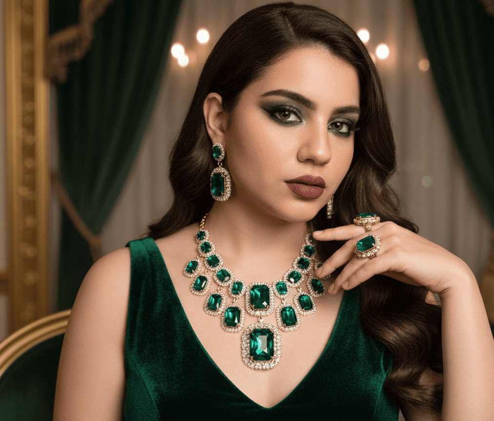 Un Retrato de Glamour Audaz