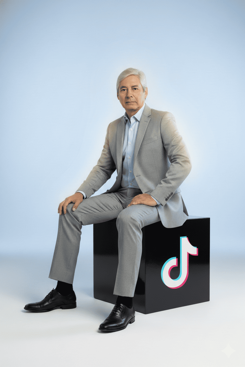 Sobre un cubo de TikTok