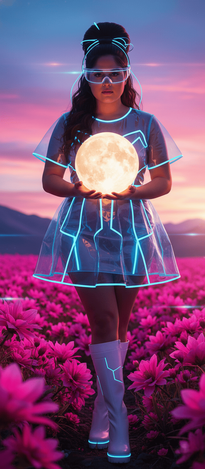 Guardiana de la Luna Neon