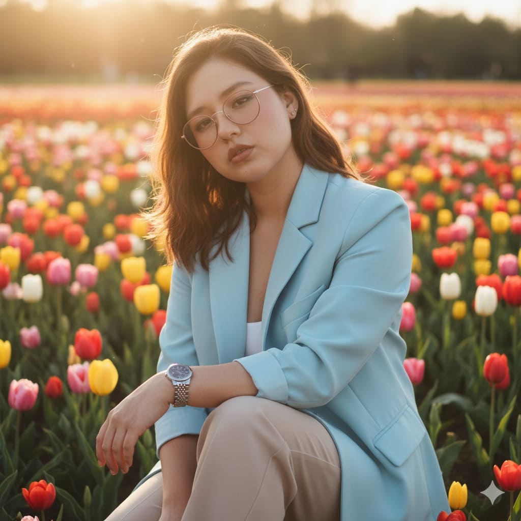 Retrato En Un Jardin 