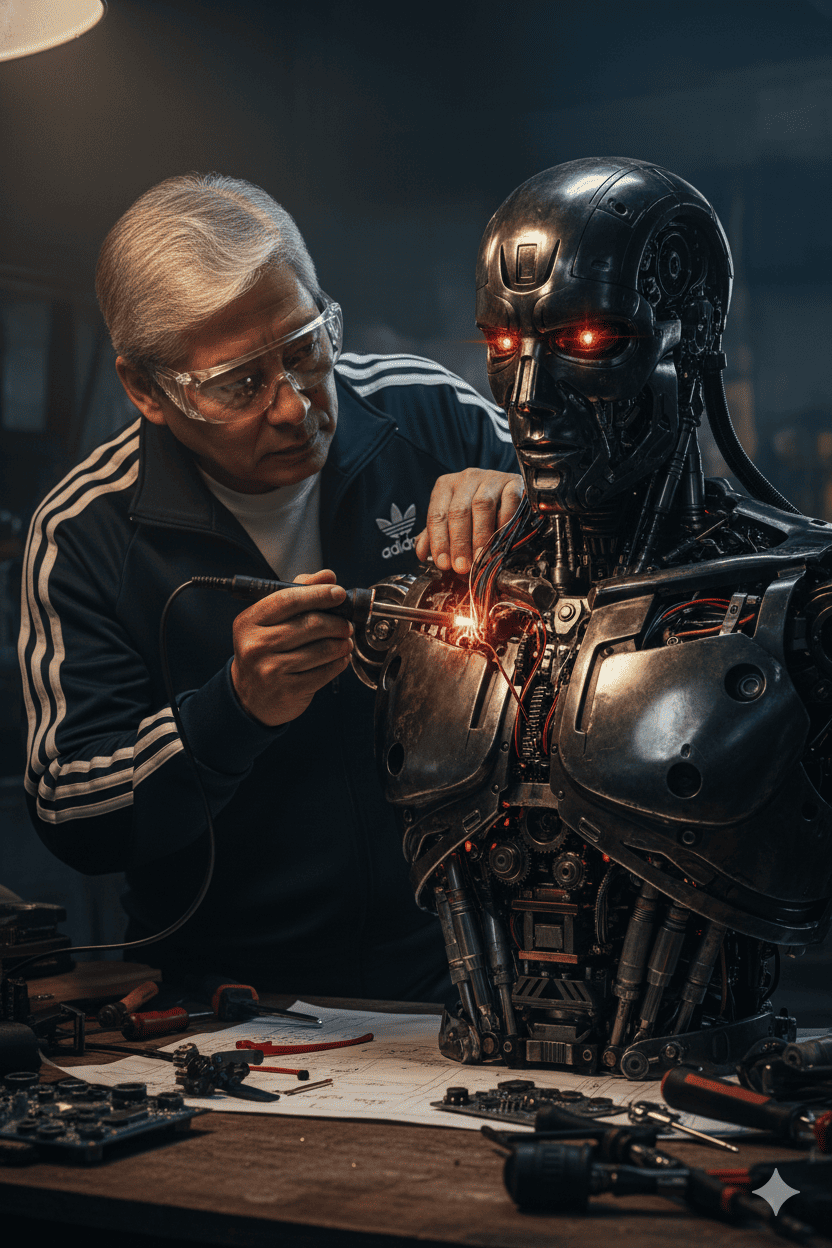 Repairing a sophisticated cyborg