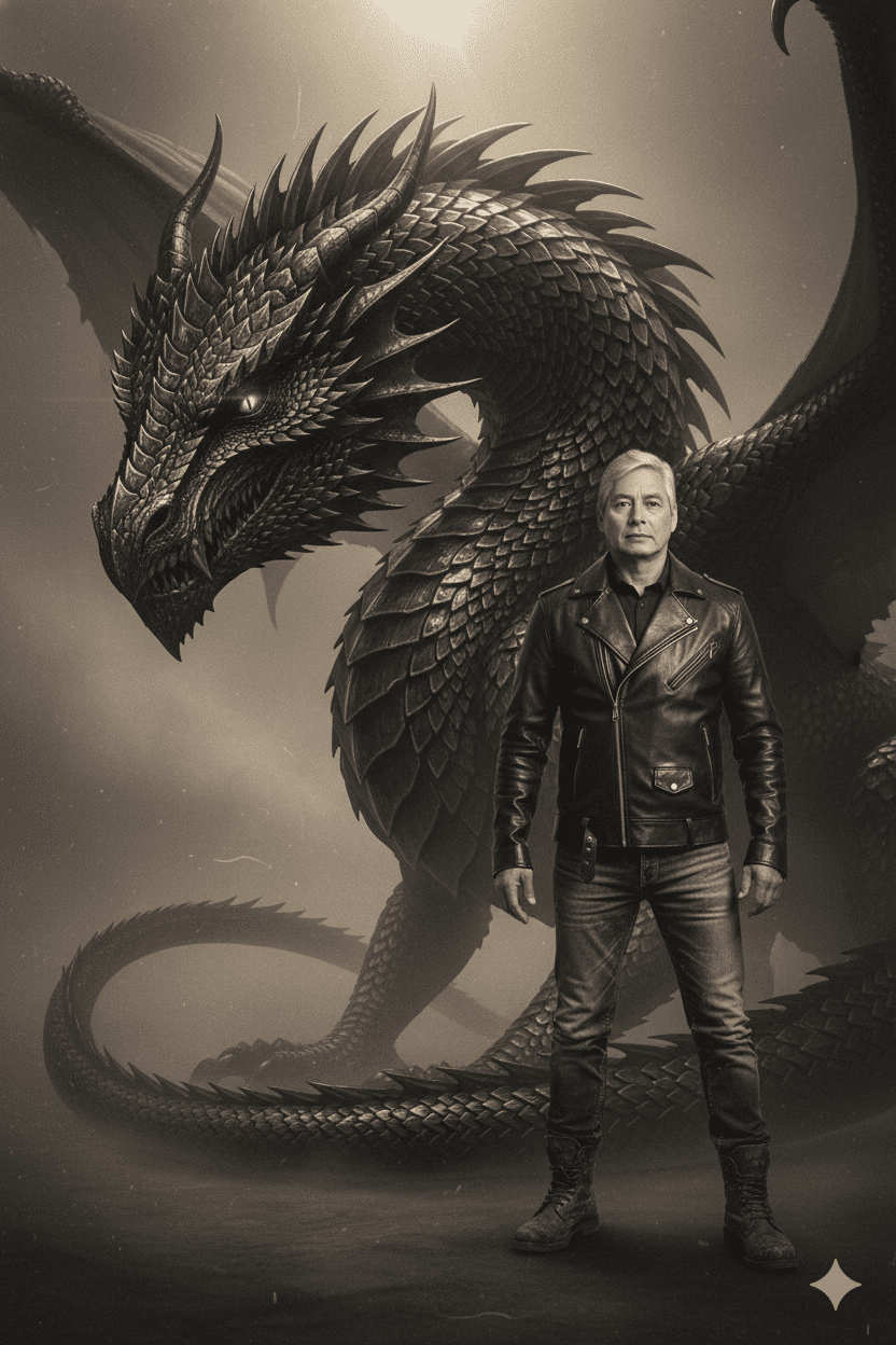 Photography with dragon