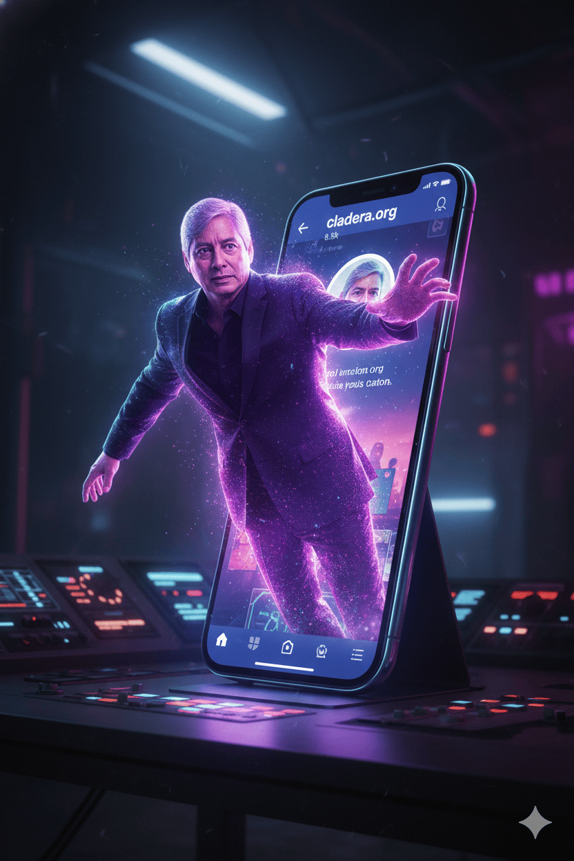 Photo into a holographic 3D