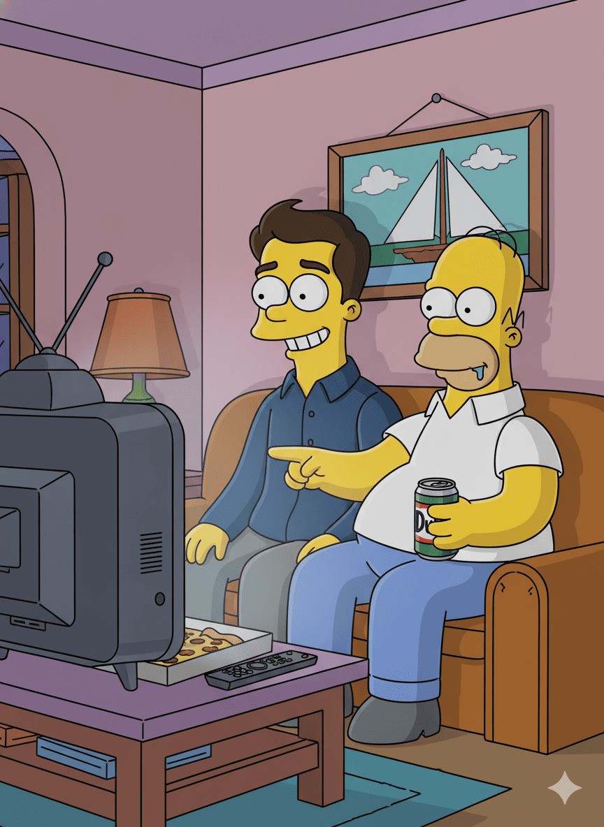 Tv con Homero