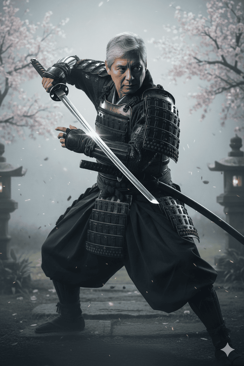 A formidable samurai