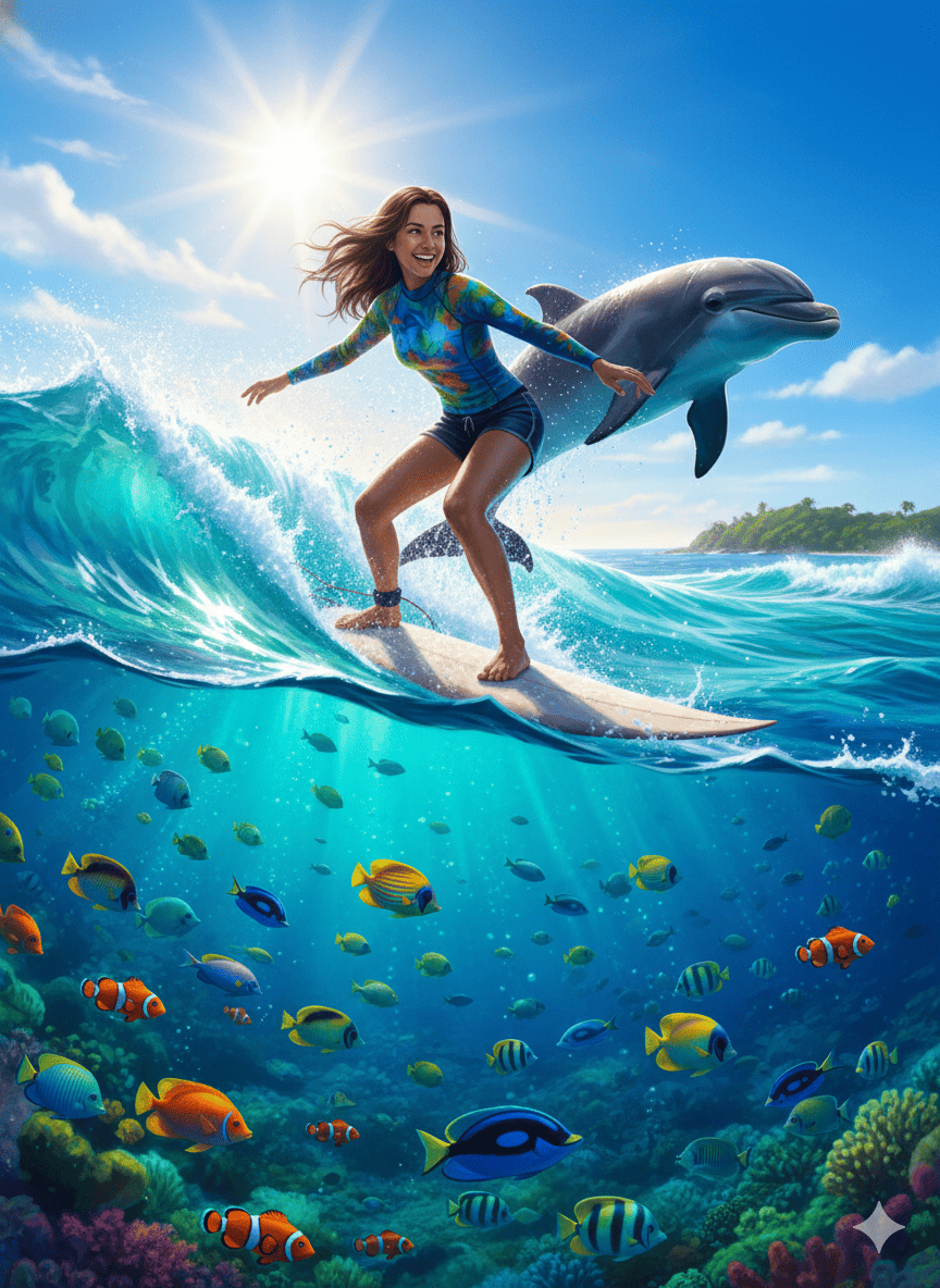 Aventura Submarina: La Ola Perfecta