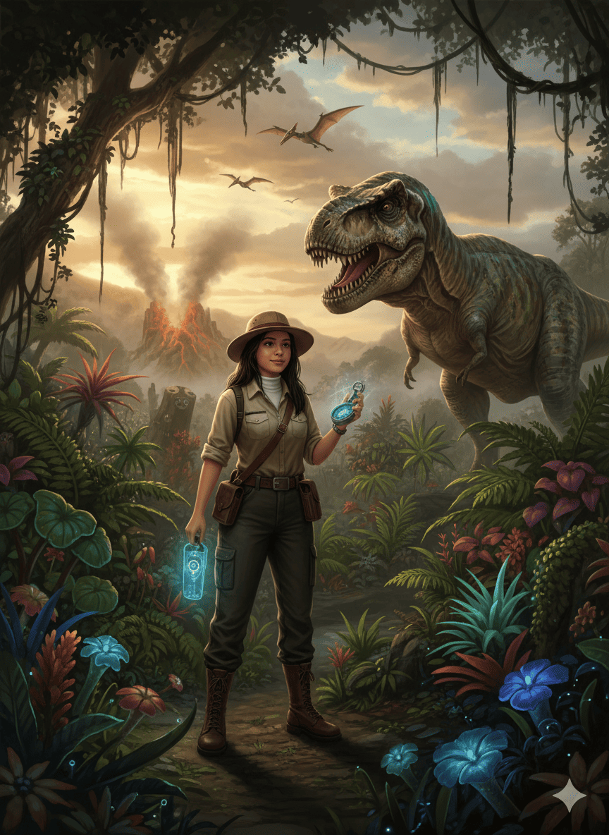 Exploradora del Tiempo: Encuentro con Dinosaurios