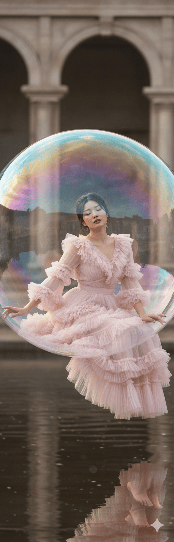 Dentro de una burbuja