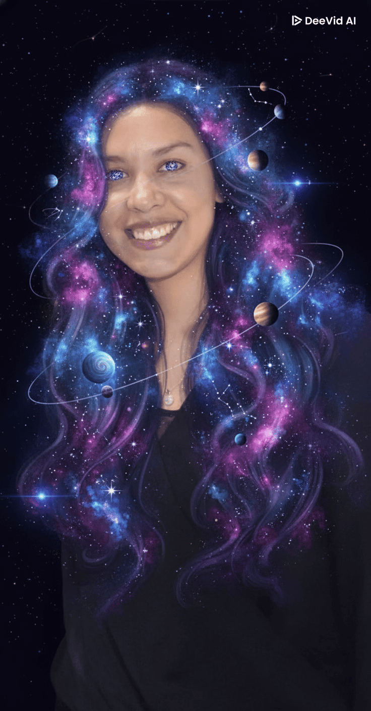 Galaxias en el cabello