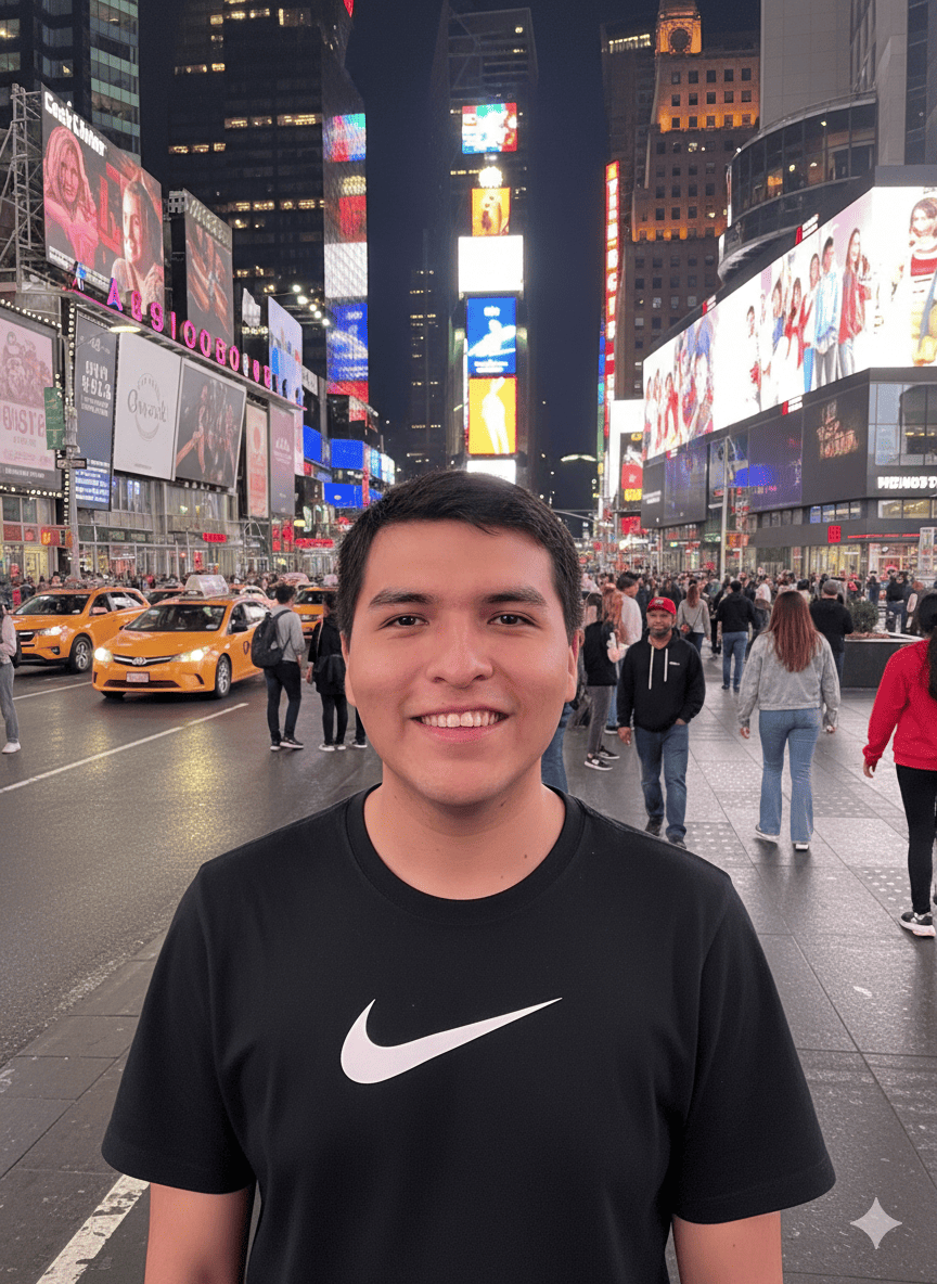 Entre luces y rascacielos