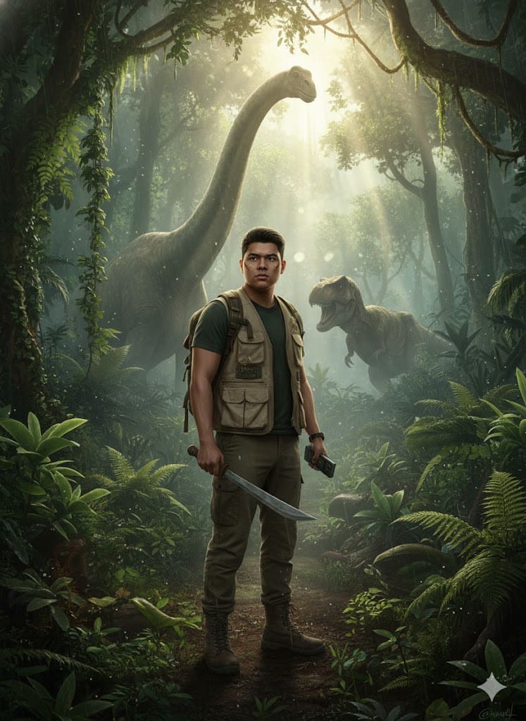 Expedición en Isla Nublar: Encuentro en la Jungla Primaria