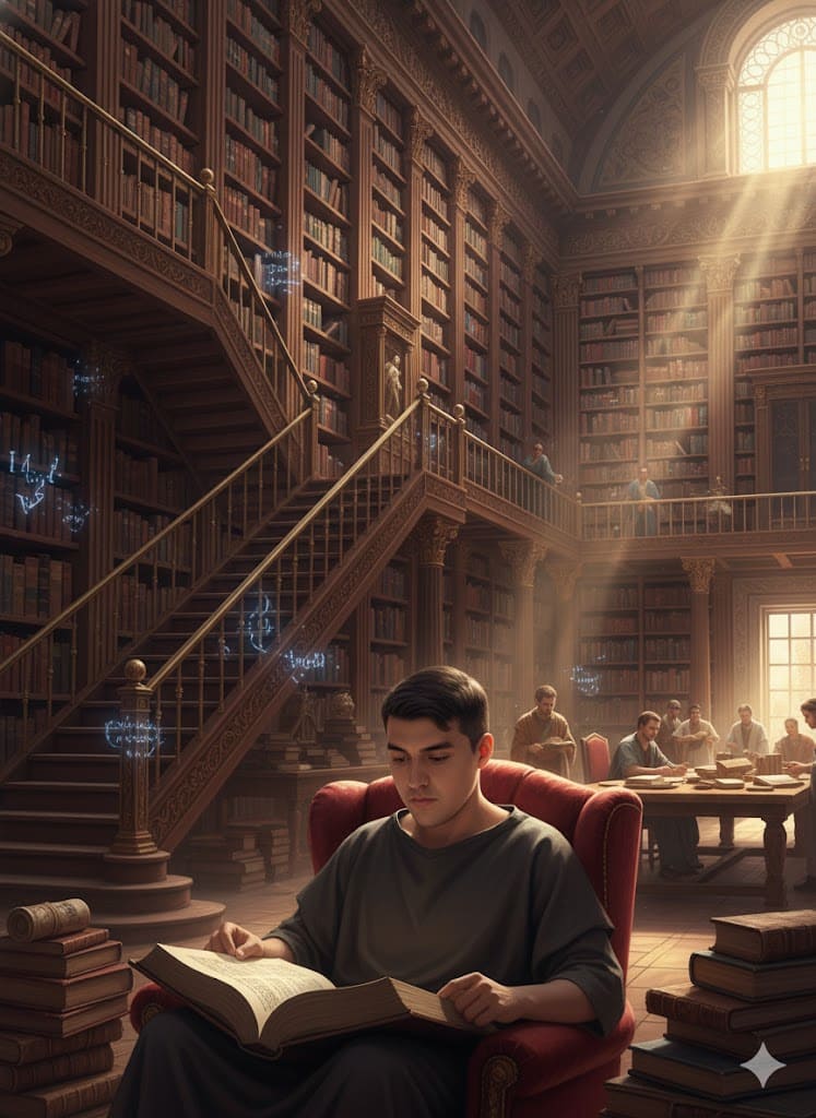 Leyendo donde nació la sabiduría del mundo