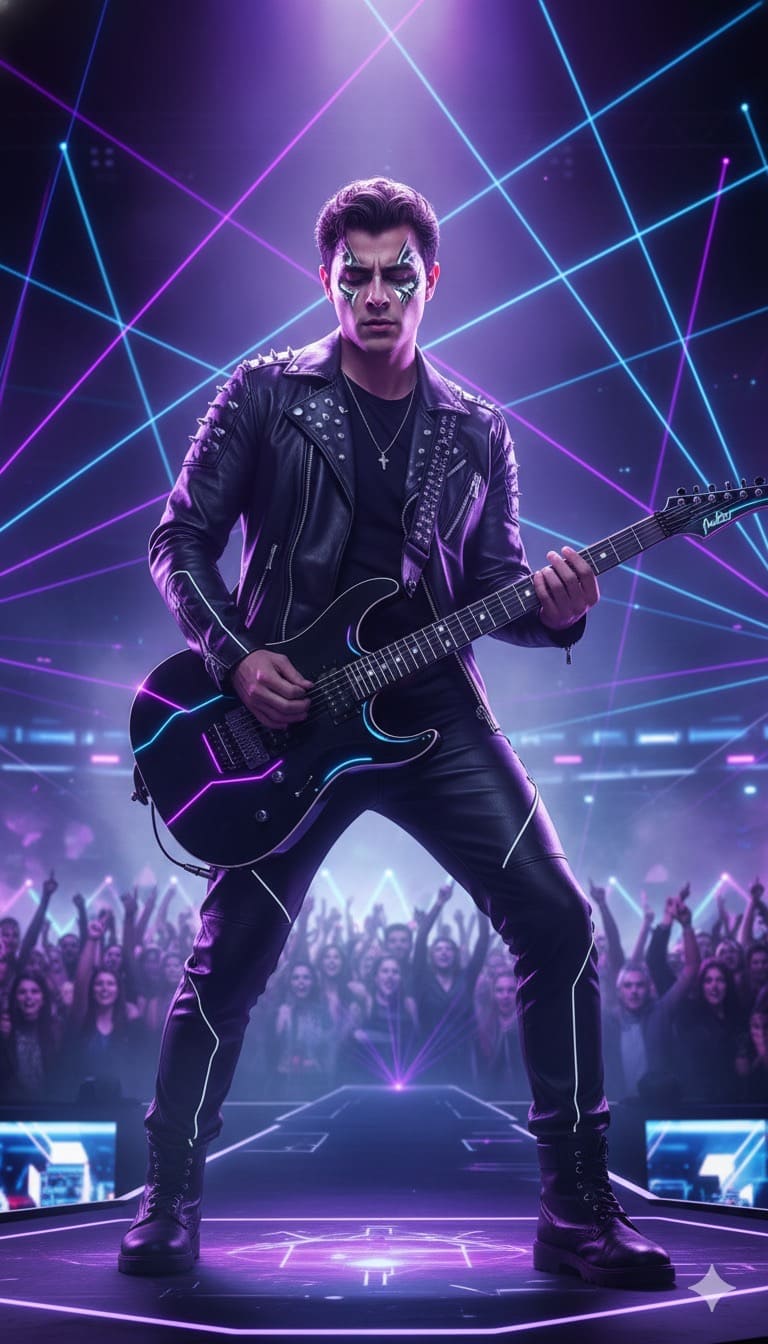 Cantante futurista concierto 