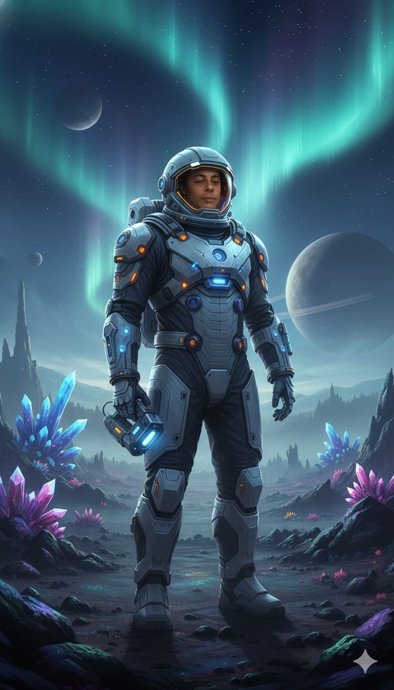 Astronauta futurista