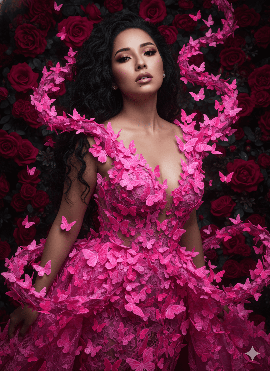 Metamorfosis en rosa