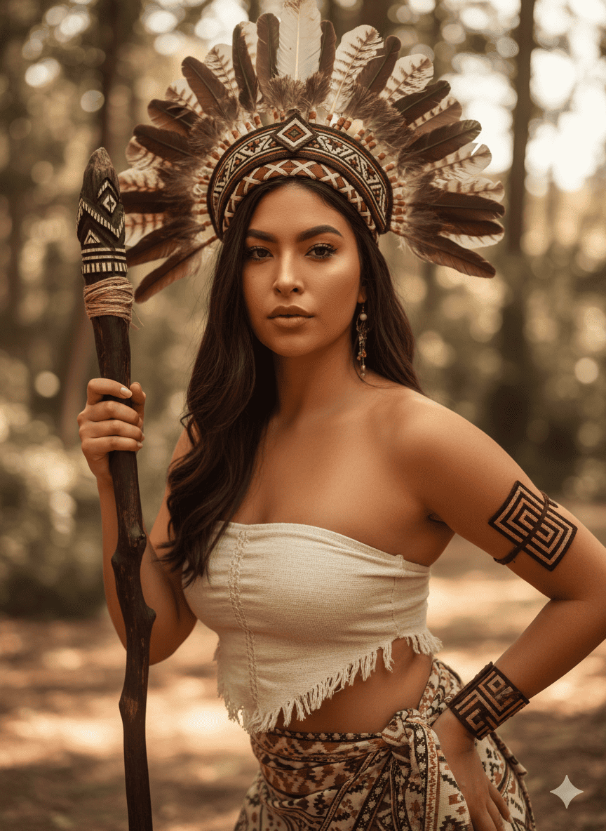 Guardiana del bosque sagrado 