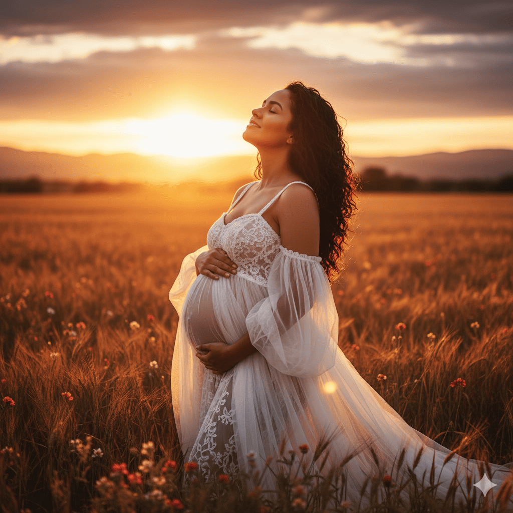 Sesión de fotos de maternidad