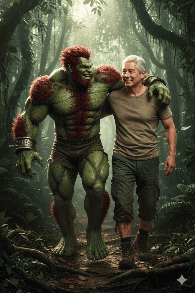 Caminando en el bosque