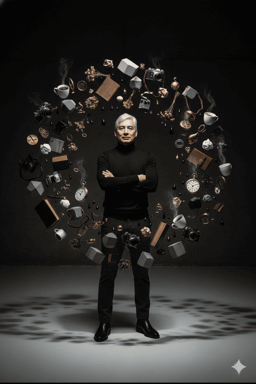 Retrato de estudio hiperrealista