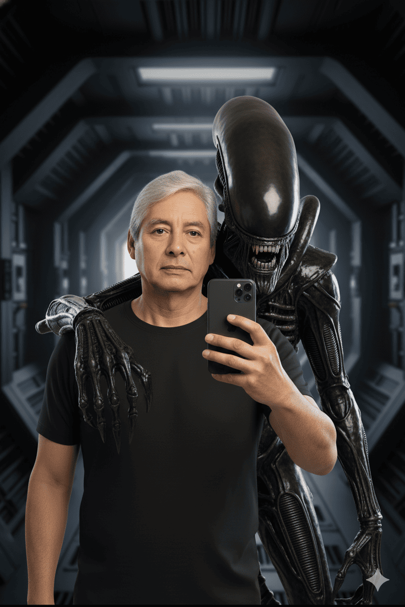 Una selfie con Alien