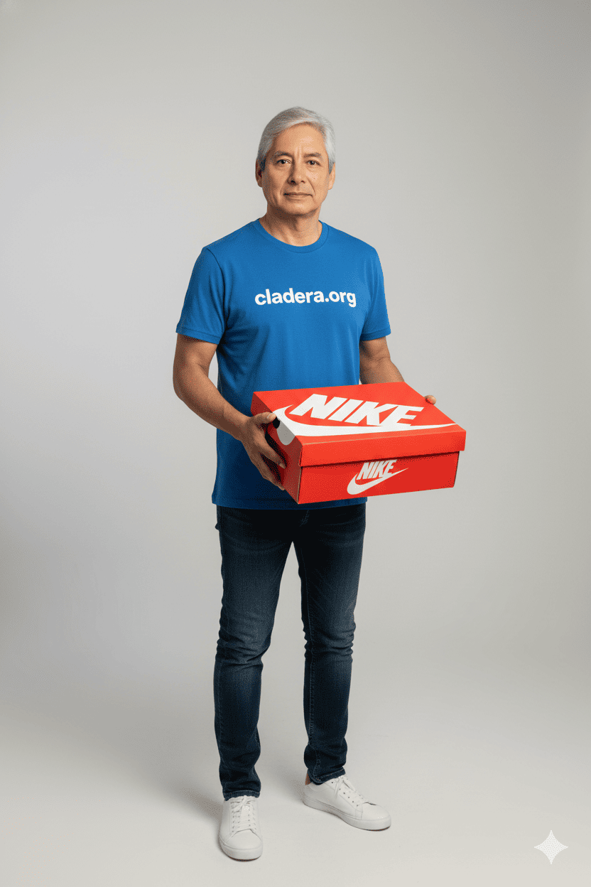 Foto simple vendedor de Nike