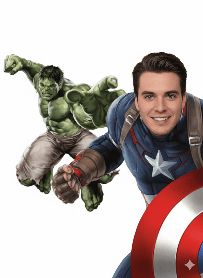 Capitan America y Hulk