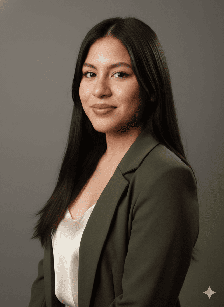 Chica joven en el bosque 