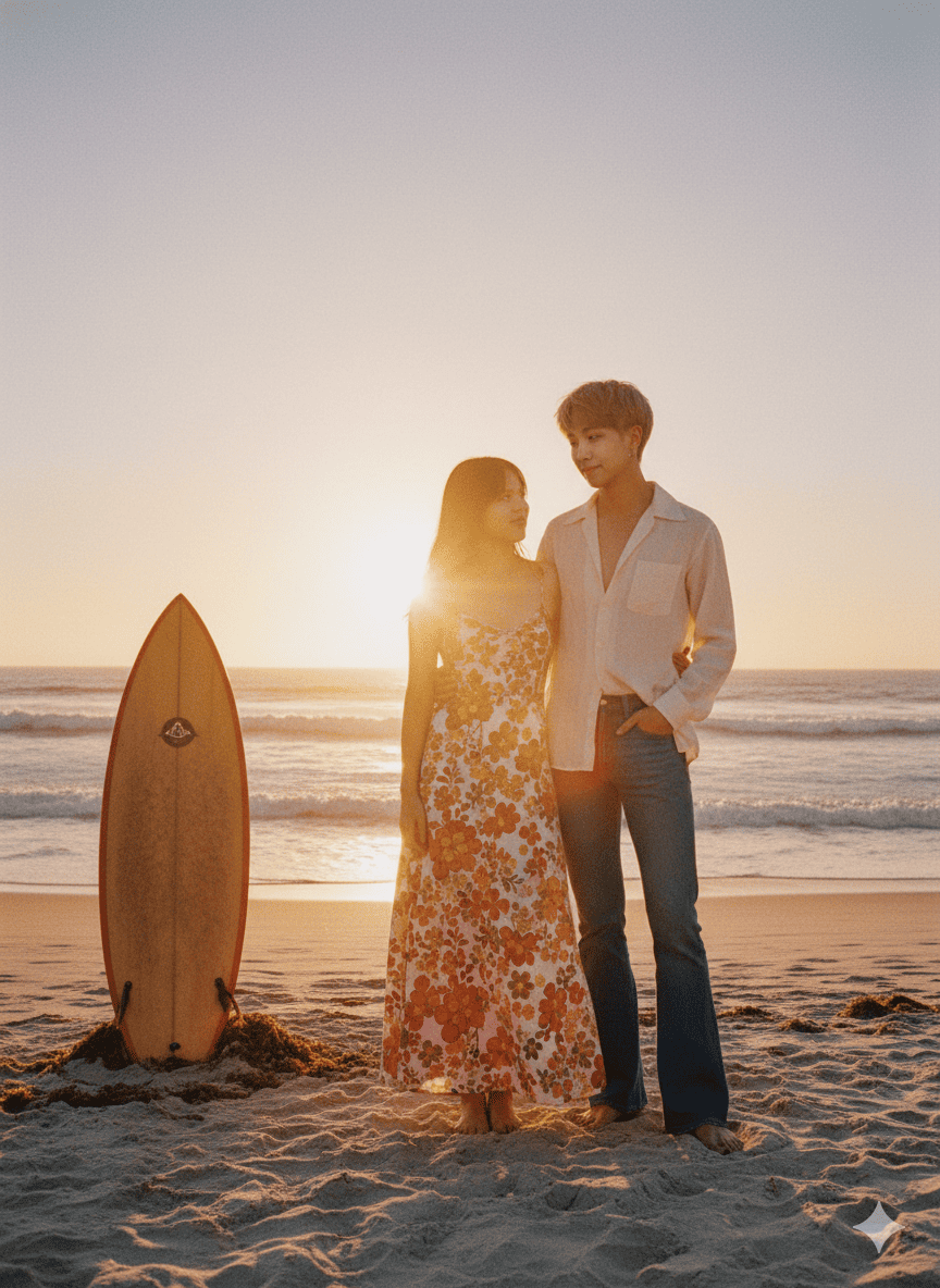 Chica joven con su pareja 