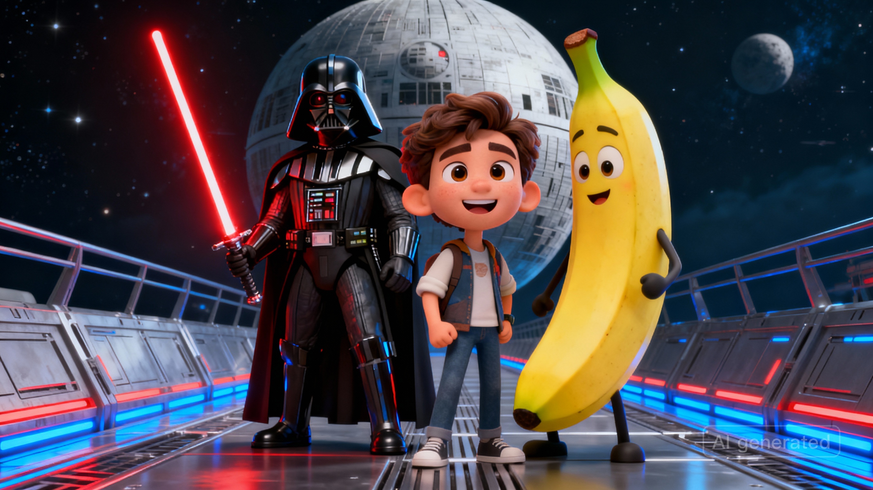 BANANA Y DARTH VADER 