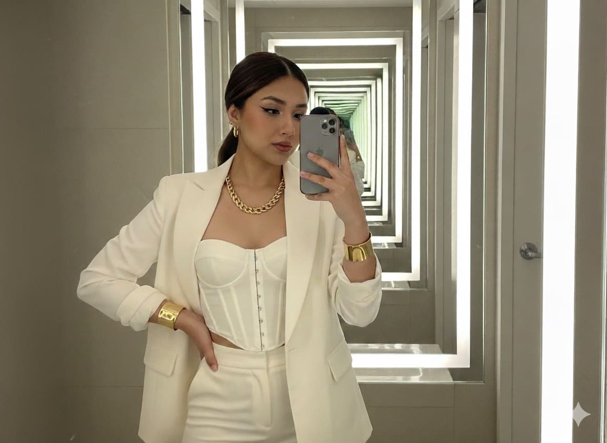 Selfie En Un Tocador