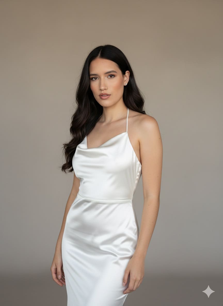 Foto profesional vestido blanco 