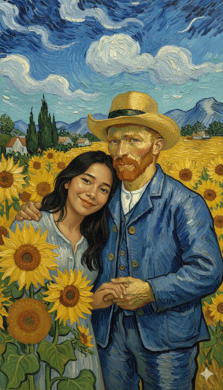 Pintura Artística con Van Gogh