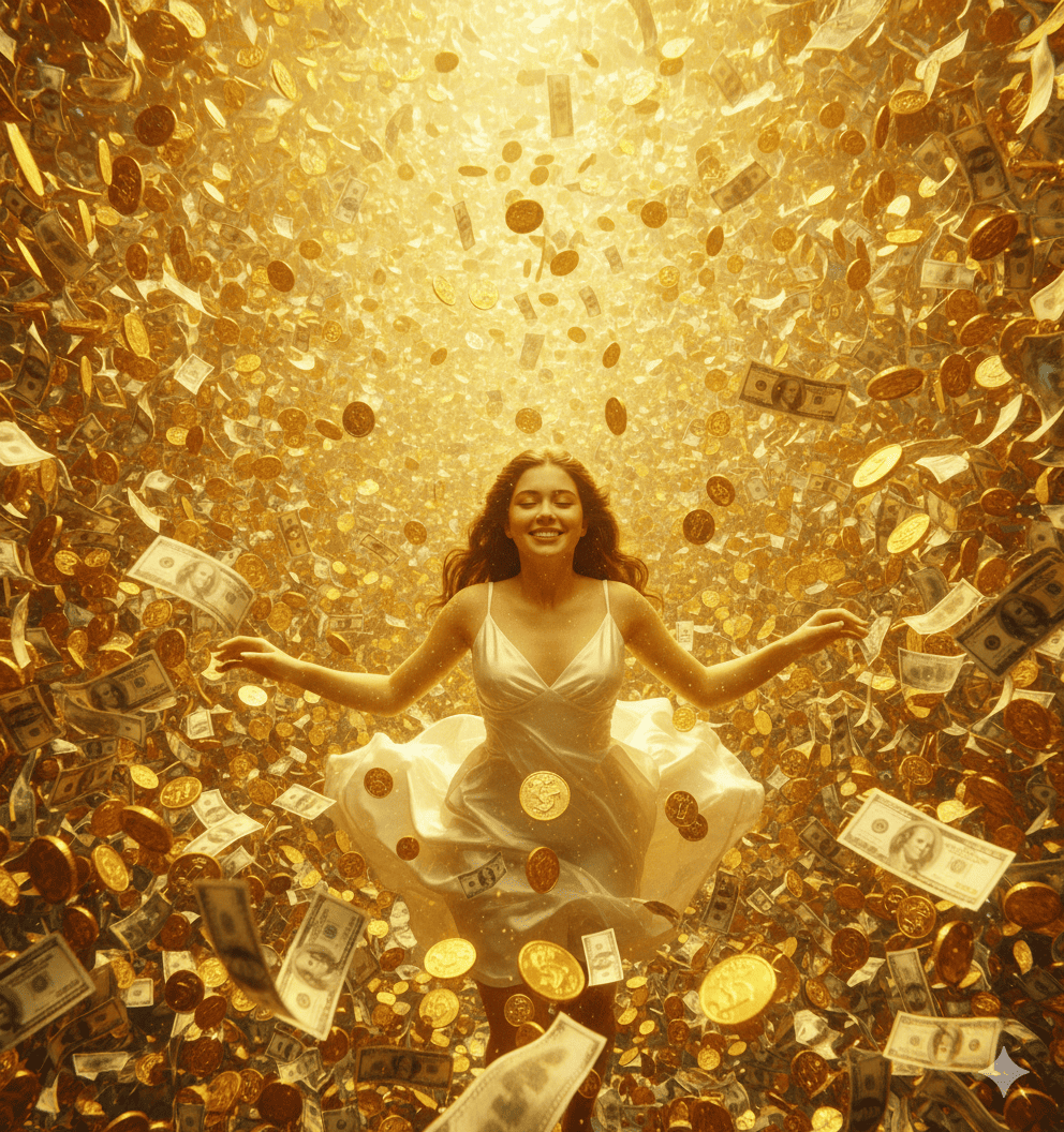 Nadando en dinero