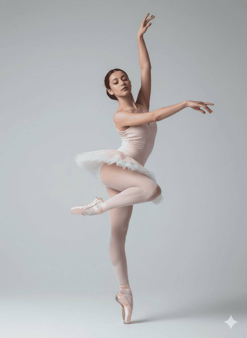 Pose de bailarinas de ballet