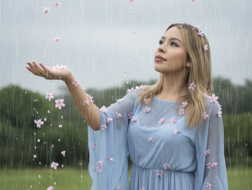 Lluvia de flores