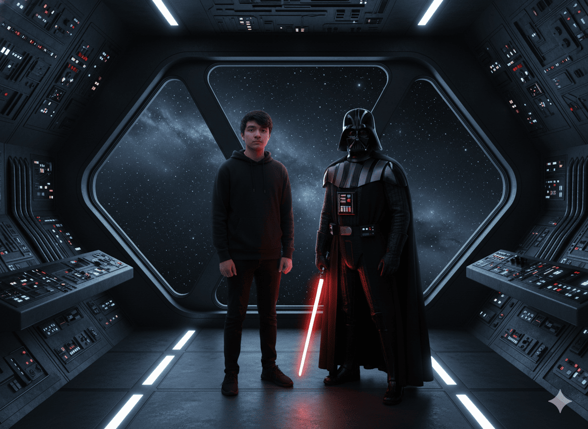 Yo junto darth Vader 