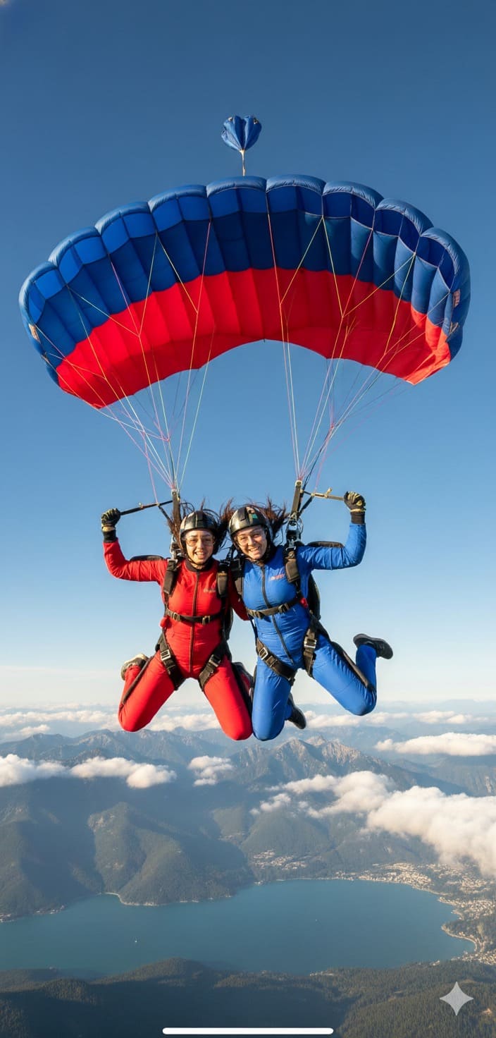 Paracaidas con Belen