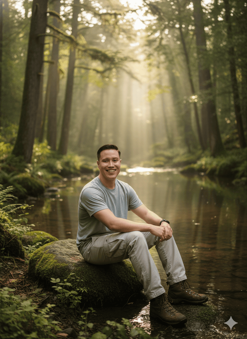 Admirando la naturaleza 