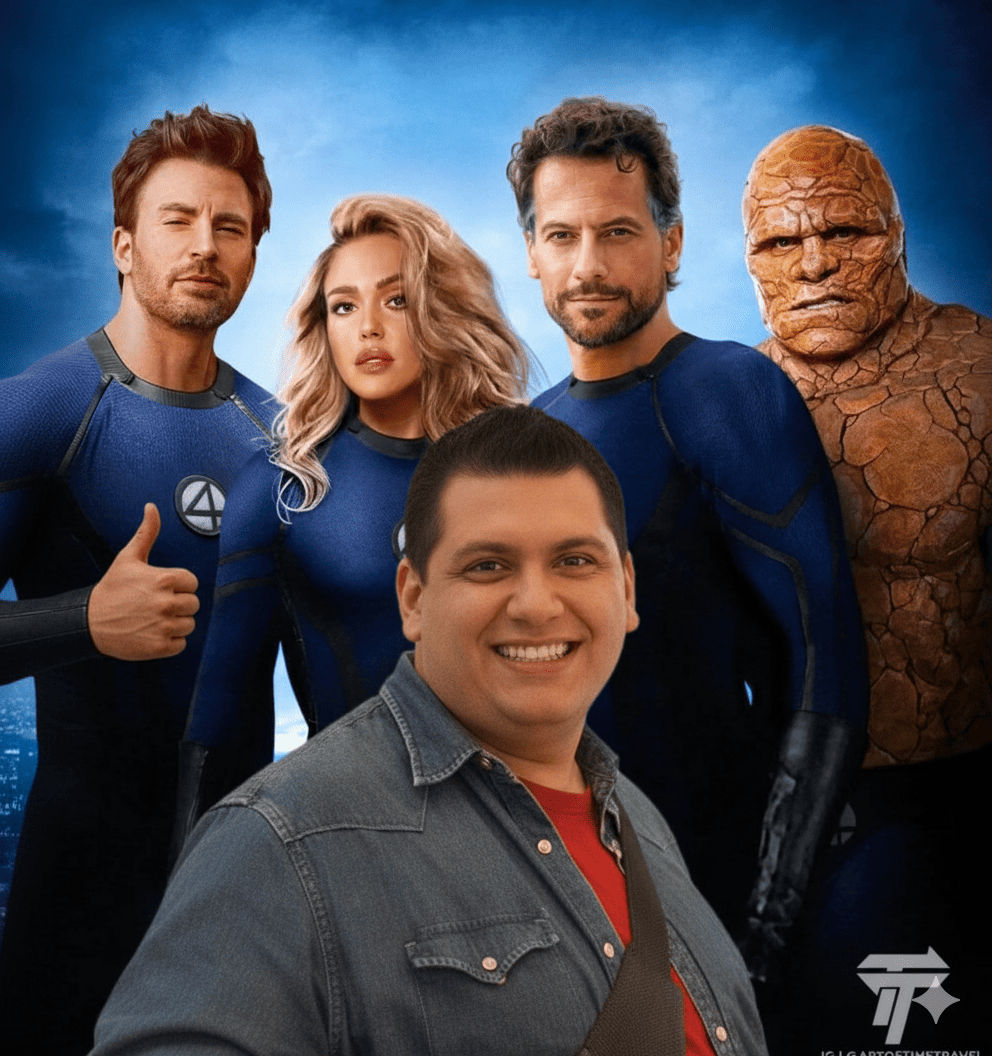 Los 4 Fanásticos junto a Paolo