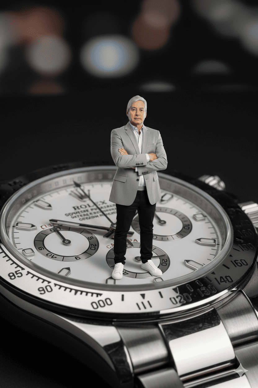 Close-up Rolex watch